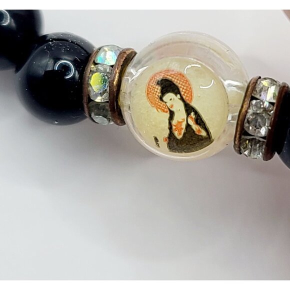 Bracelet Lot Enchant Silver Charm Resin Bead Tree Of Life and Magnet Closures - Picture 4 of 9